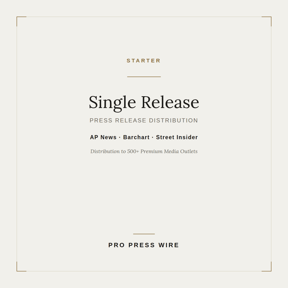 Single Press Release Distribution Service – Trusted, From $345